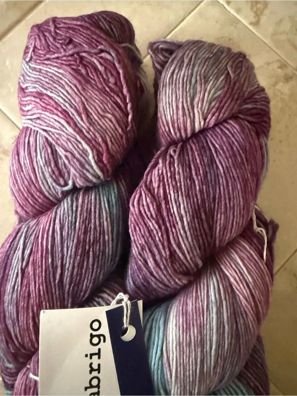 Malabrigo Mechita Women's Socks Yarn - Lotus (120) Purple/Blue